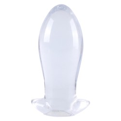 dragon egg transparent pvc butt plug