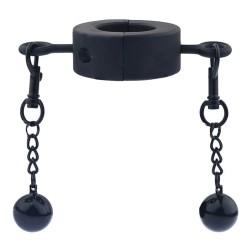 metallic testicle stretcher weights 2 balls