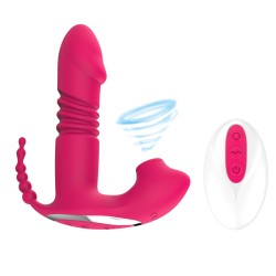 suction thrusting strap on dildo