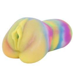 luminous colorful silicone pocket vagina 01