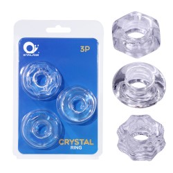 crystal cock ring set