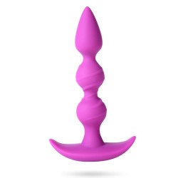 silicone 3 ball anal beads