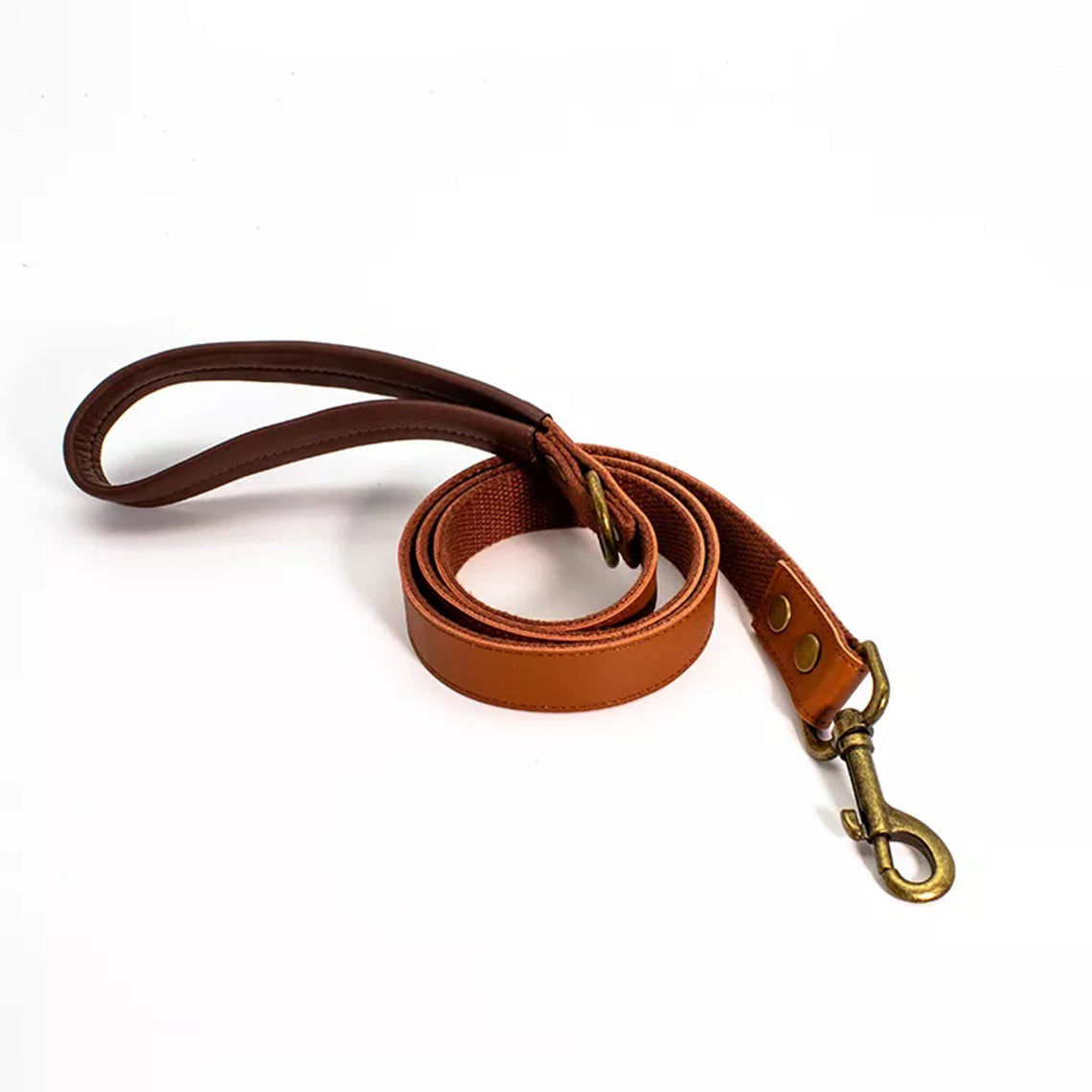 Genuine Leather Airtag Dog Collar and Leash Set - Image 4
