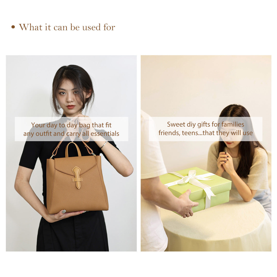 G8activist® Top Grain Leather Women Tote Backpack DIY Kit - Image 9