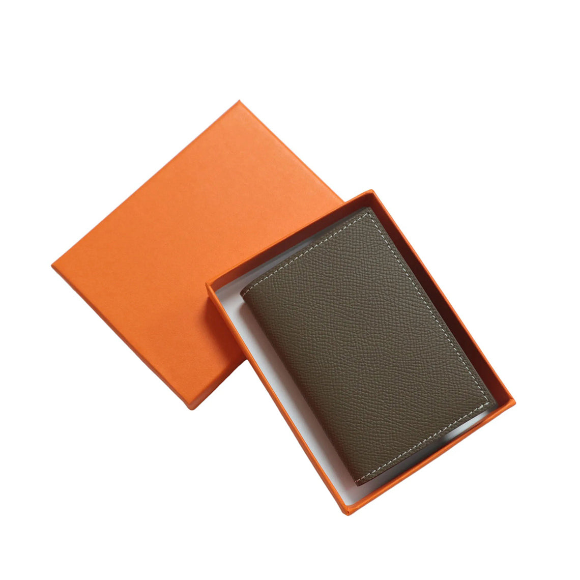 Leather Bifold Small Card Wallet - Image 11