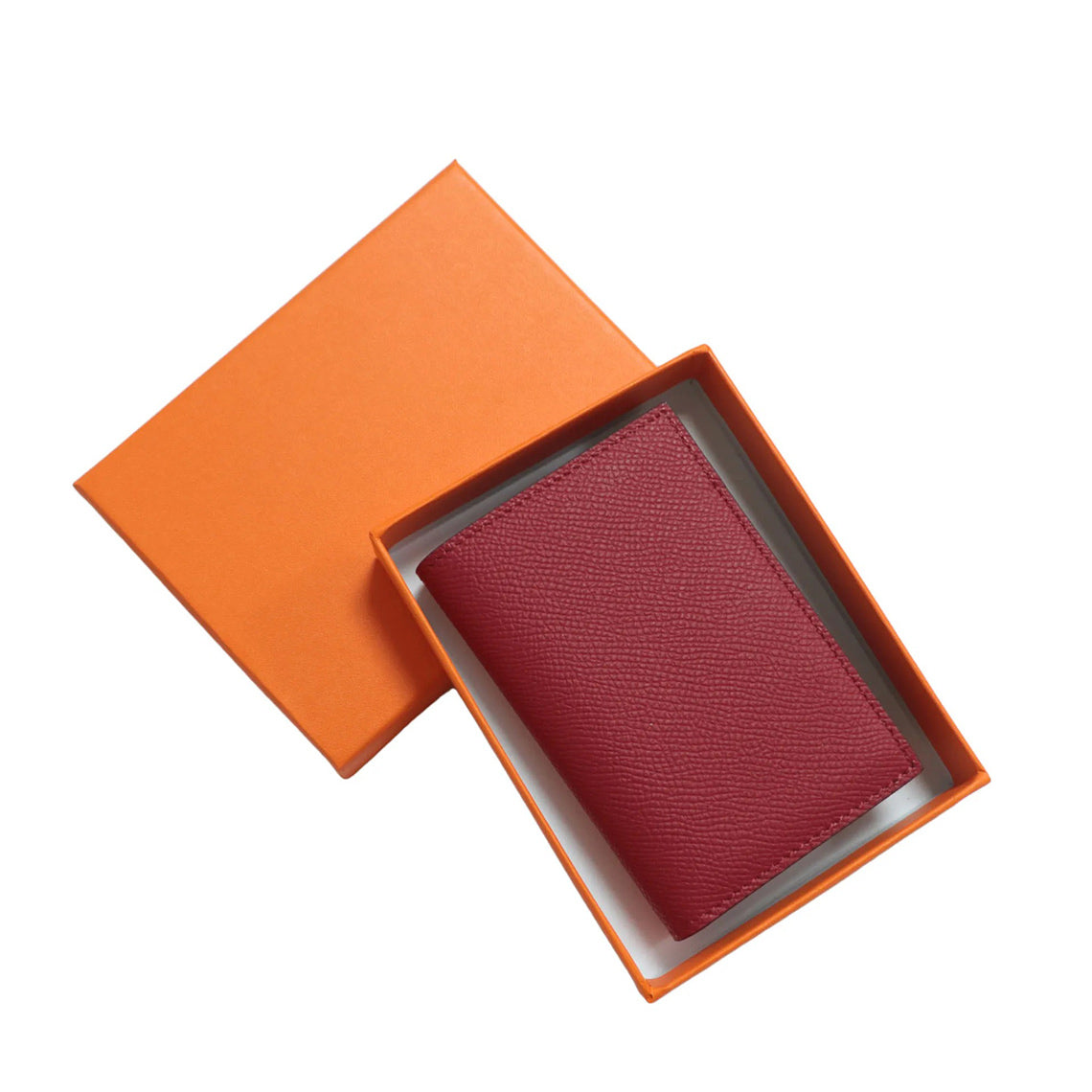 Leather Bifold Small Card Wallet - Image 13