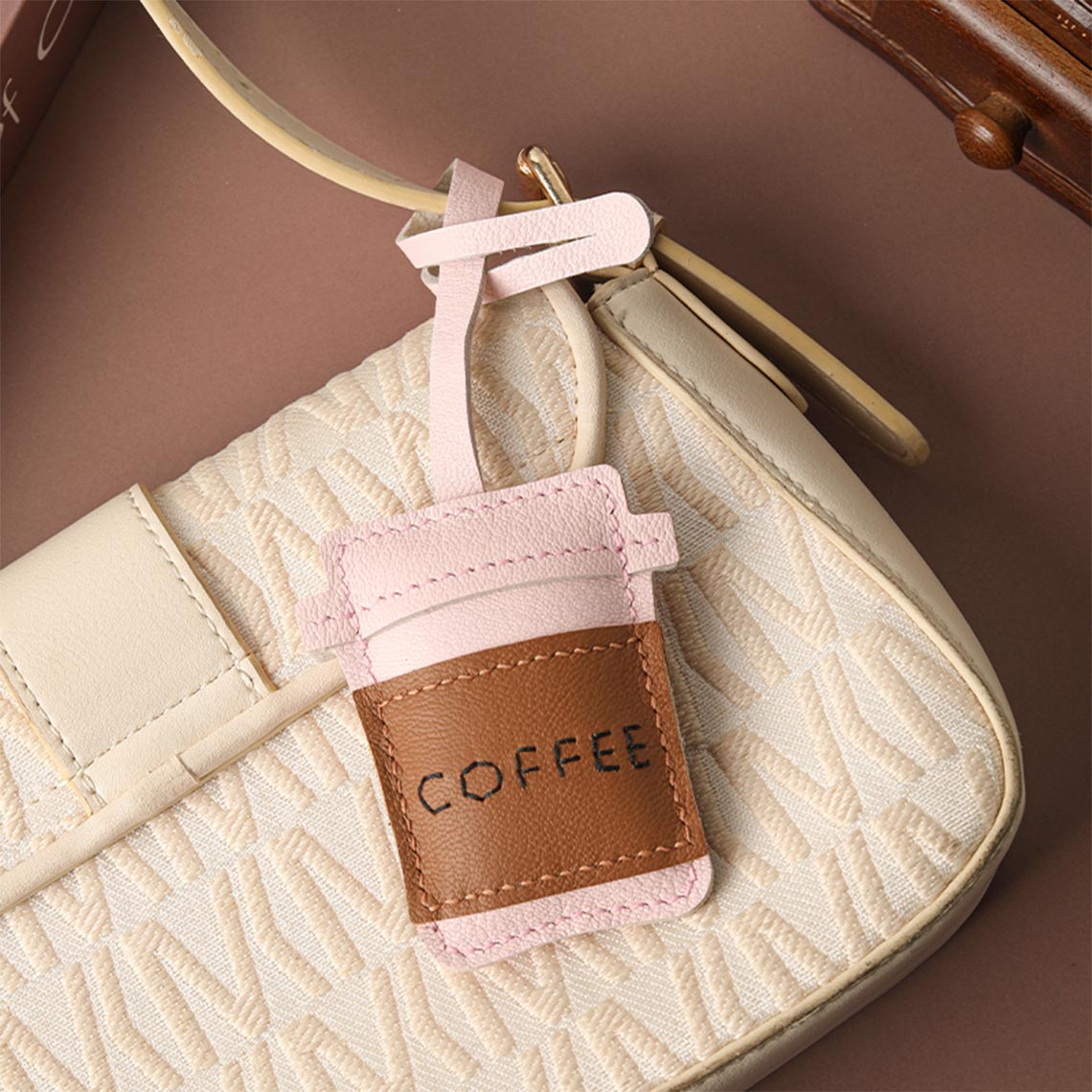 G8activist® Sheep Leather My Coffee Keychain DIY Kit - Image 7