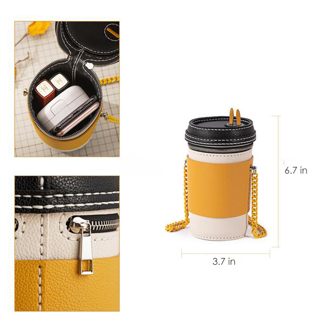 G8activist® Leather Coffee Cup Bag DIY Kit - Image 4