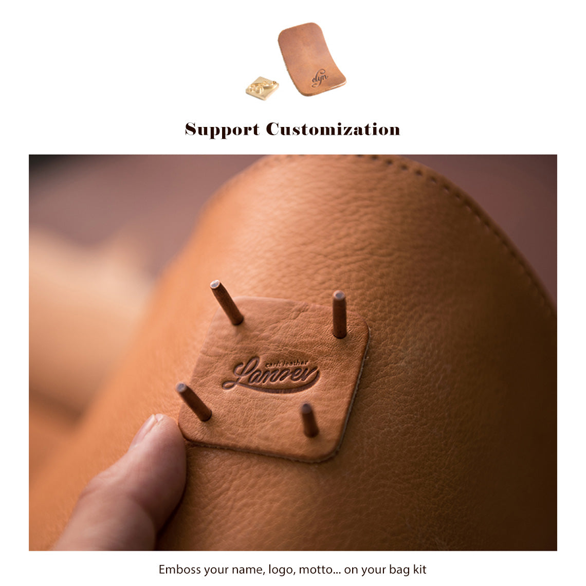 G8activist® Full Grain Leather Fanny Pack Belt Bag DIY Kits - Image 8