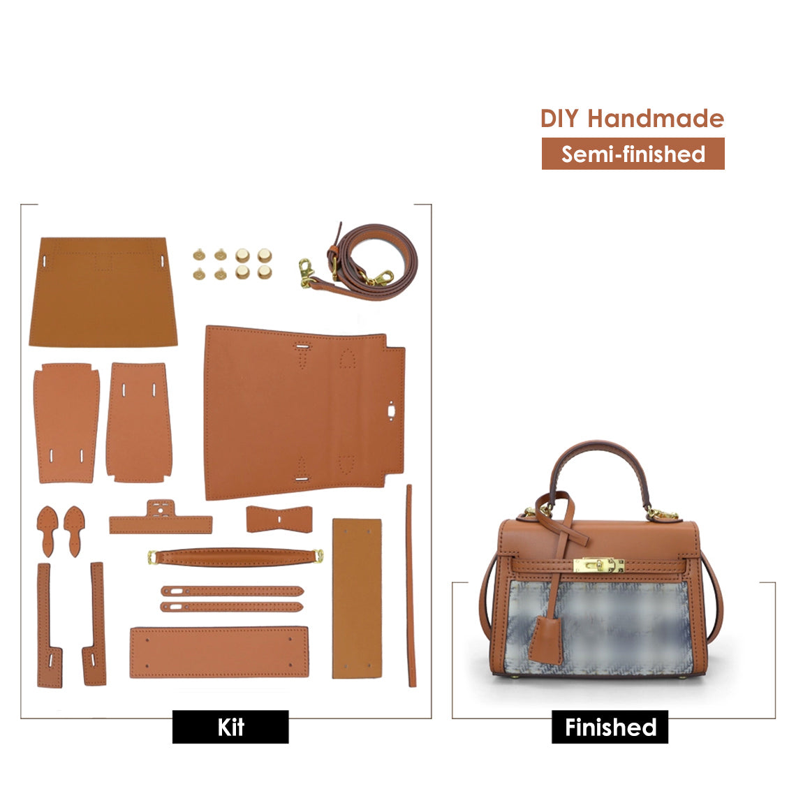 G8activist® Leather Dustbag Recycle Kelli Bag DIY Kit - Image 9