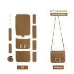 G8activist® Leather Square Tofu Crossbody Konstance Bag DIY Kit