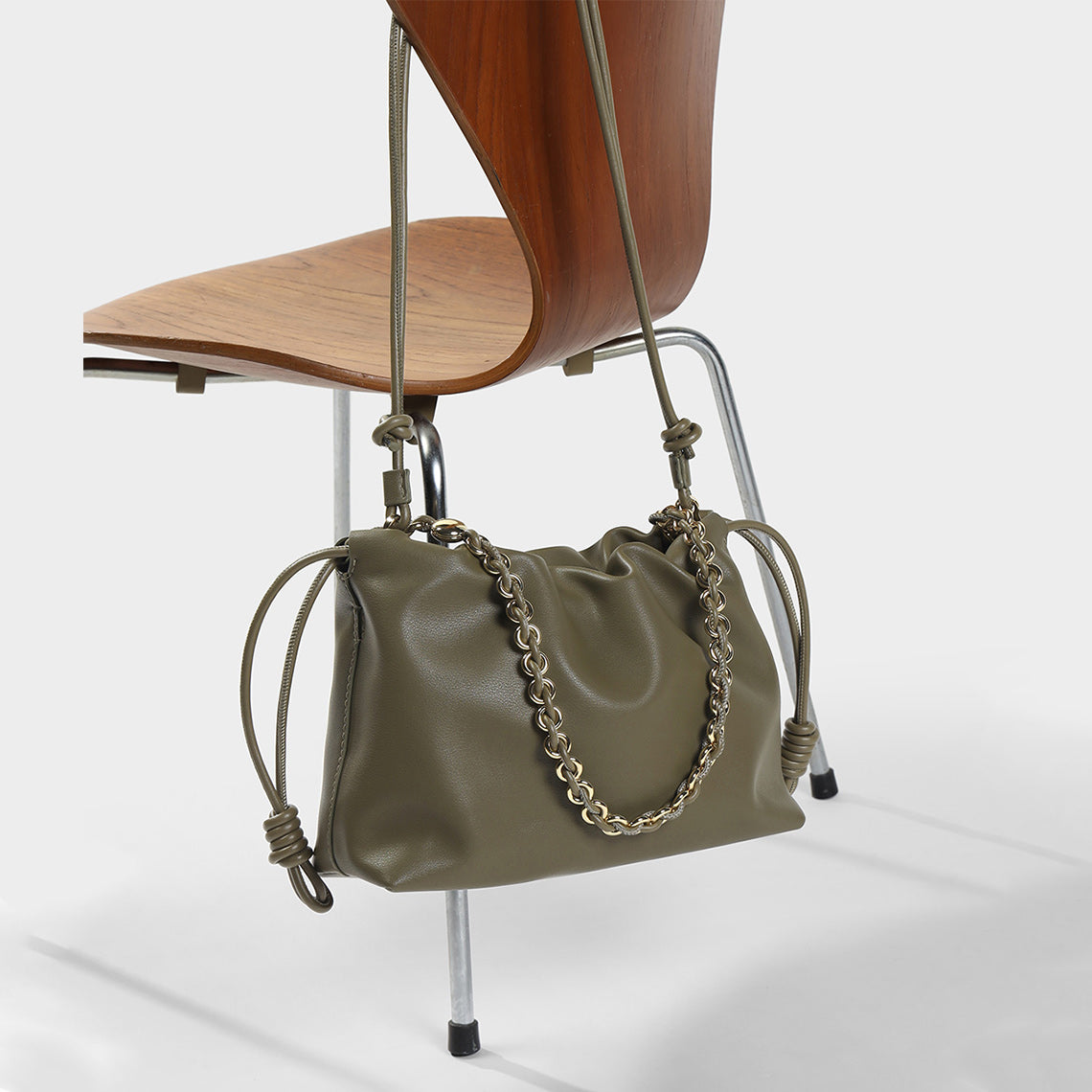 G8activist® Leather Drawstring Chain Clutch DIY Kit - Image 2