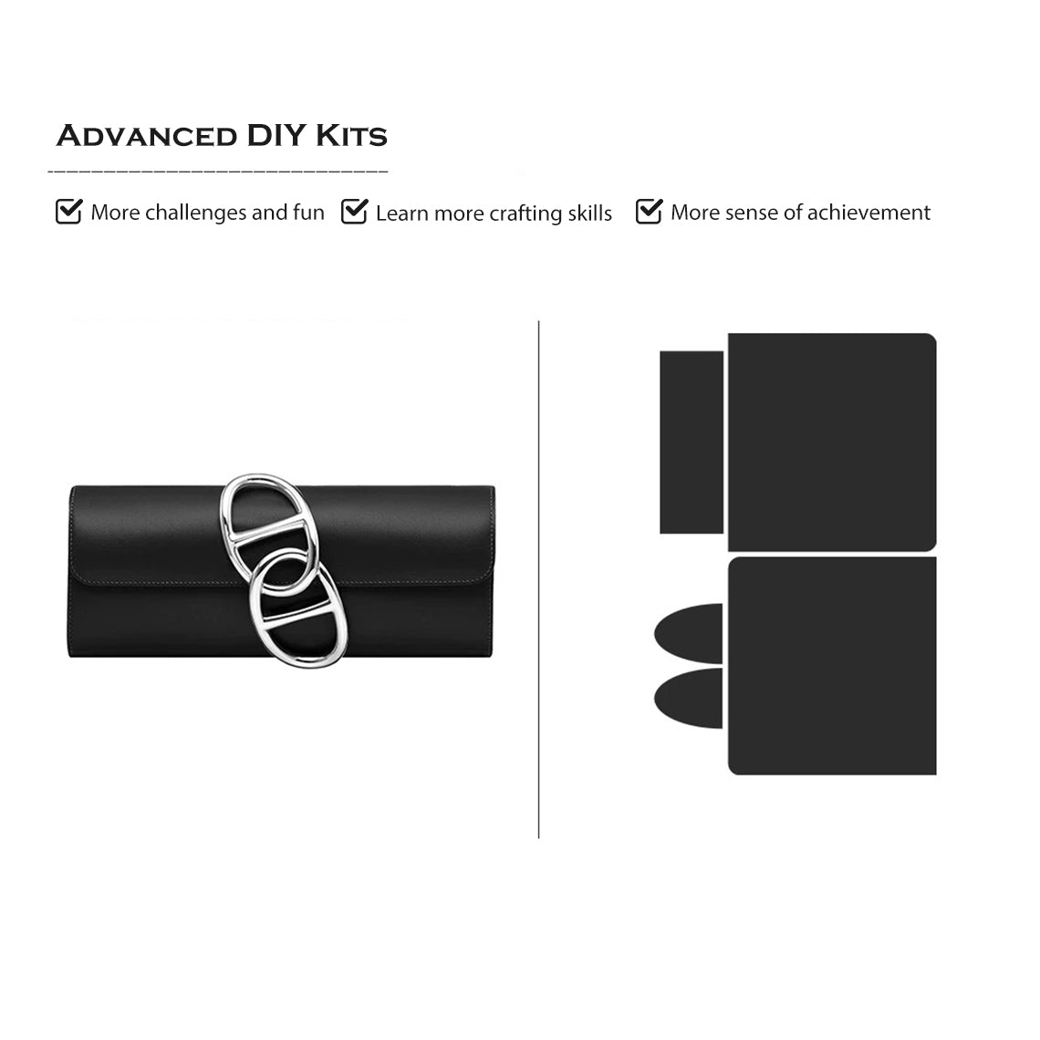 G8activist® Full Grain Leather Evening Clutch DIY Kit – Advanced DIY Kits