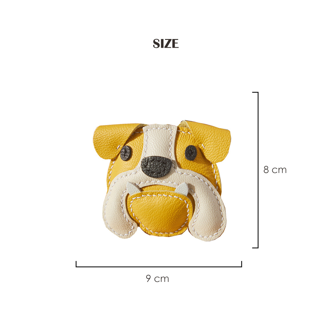 G8activist® Sheep Leather Bulldog Keychain DIY Kits - Image 5