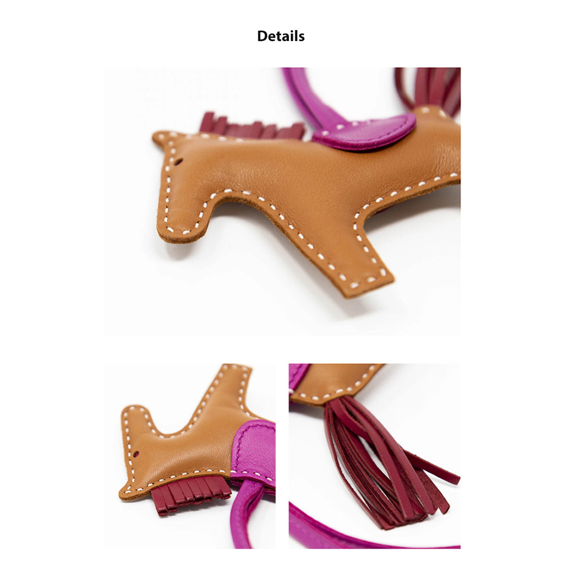 G8activist® Sheep Leather Color Horse Purse Charm DIY Kit - Image 7