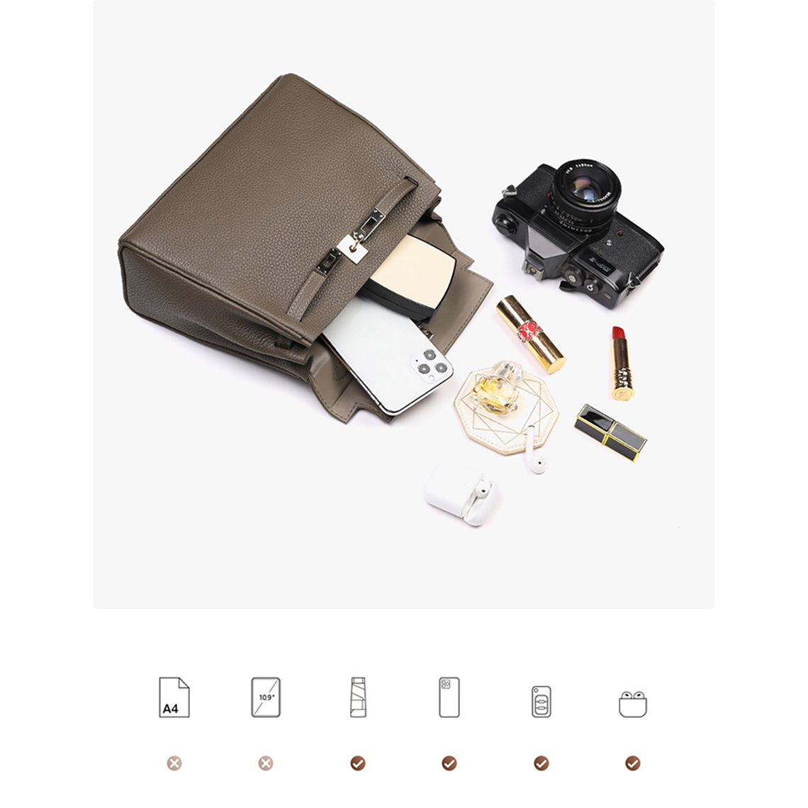 G8activist® Top Grain Leather New Kelli Bag DIY Kit - Image 7