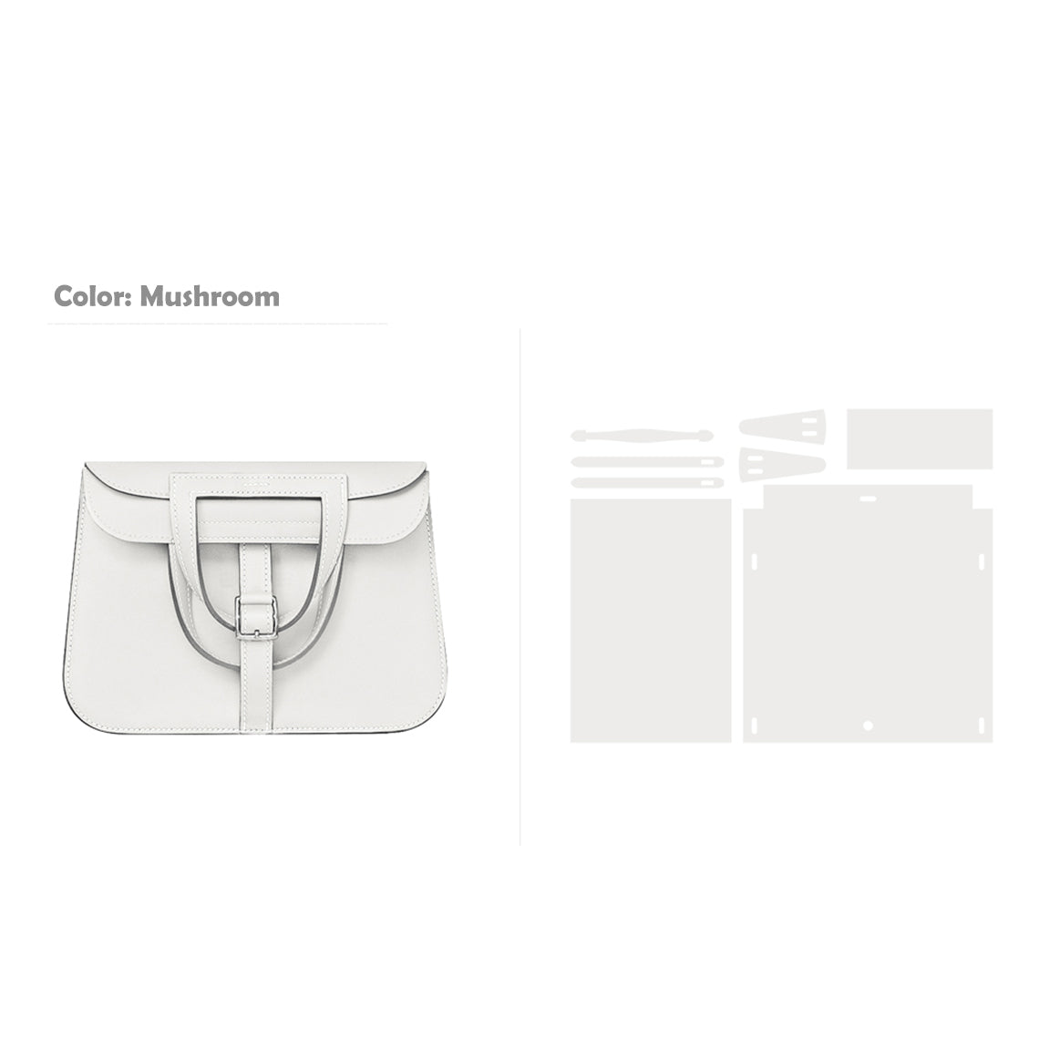 G8activist® Full Grain Leather Inspired Mini Horseshoe Bag - Advanced DIY Kits - Image 11