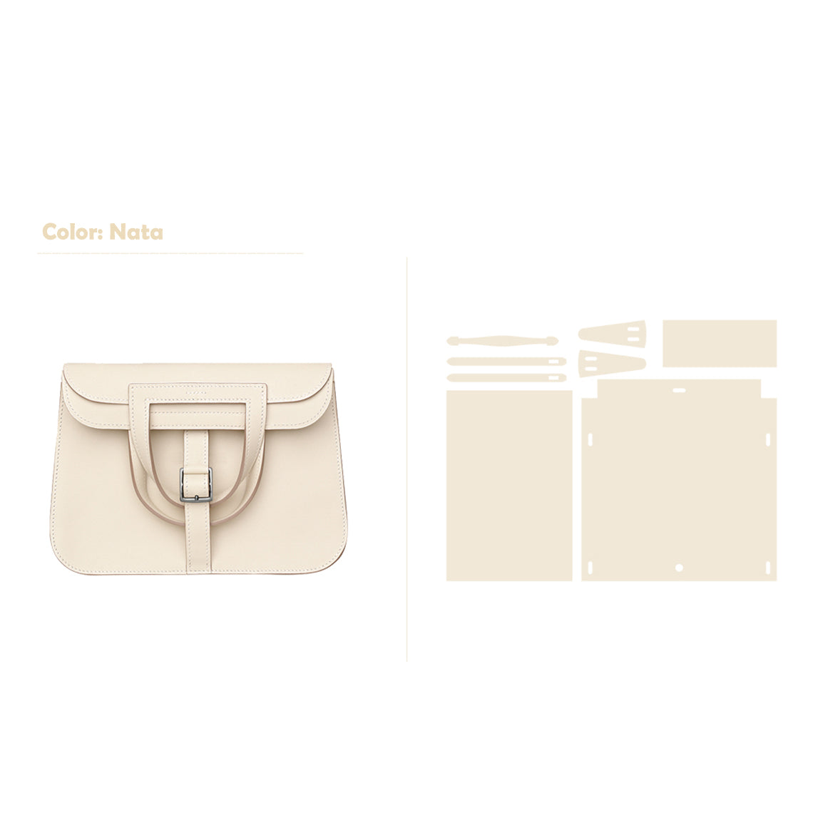 G8activist® Full Grain Leather Inspired Mini Horseshoe Bag - Advanced DIY Kits - Image 12