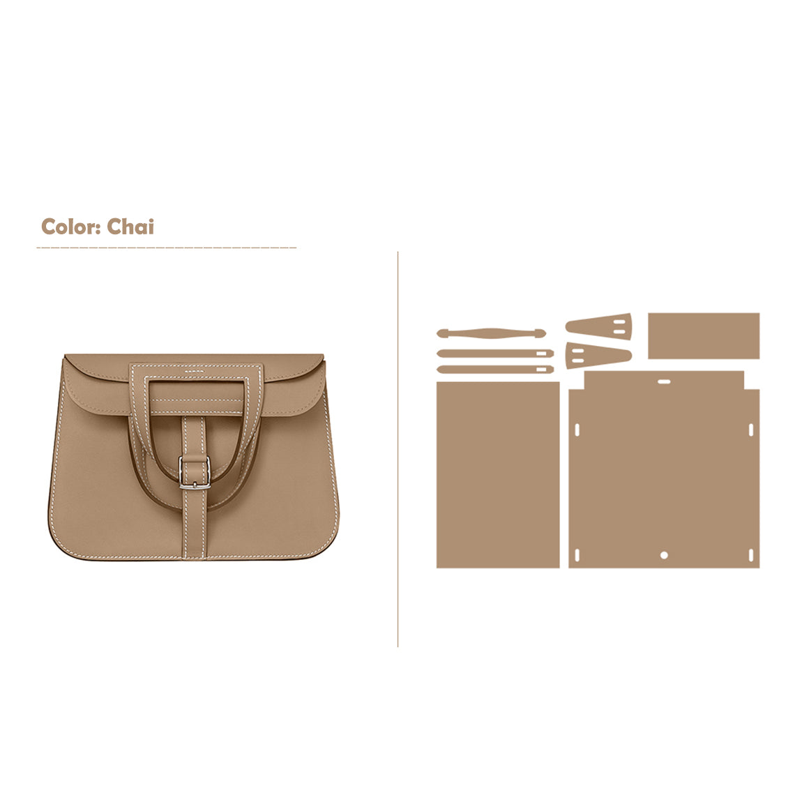 G8activist® Full Grain Leather Inspired Mini Horseshoe Bag - Advanced DIY Kits - Image 18