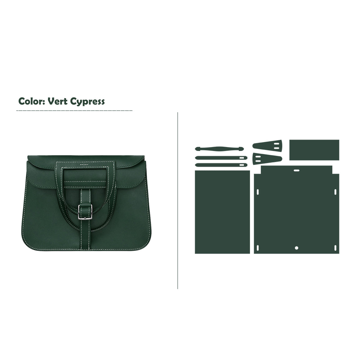 G8activist® Full Grain Leather Inspired Mini Horseshoe Bag - Advanced DIY Kits - Image 20