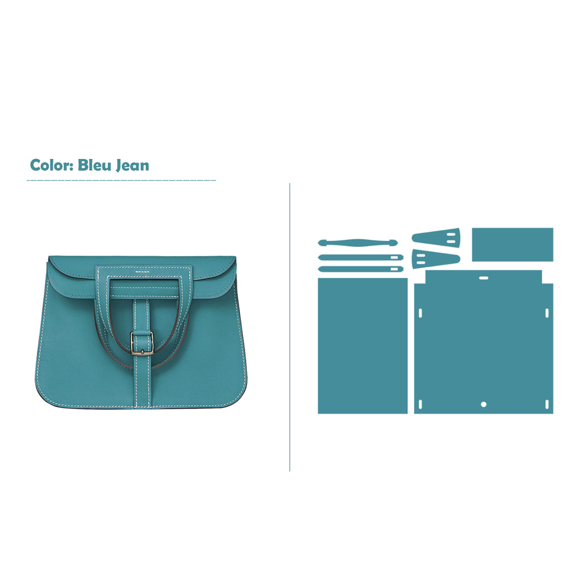 G8activist® Full Grain Leather Inspired Mini Horseshoe Bag - Advanced DIY Kits - Image 22