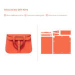 G8activist® Full Grain Leather Inspired Mini Horseshoe Bag - Advanced DIY Kits