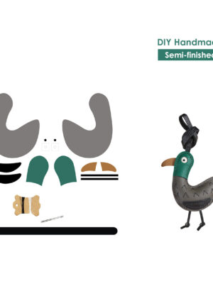 G8activist® Leather Silly Duck Keychain DIY Kit