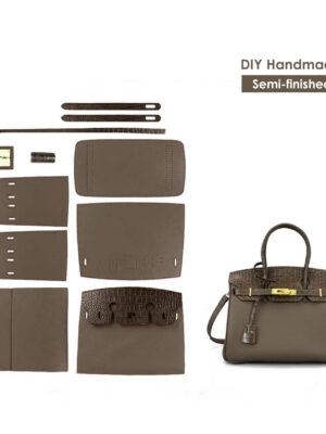 G8activist® Top Grain Leather Bi-color Platinum Bag DIY Kit