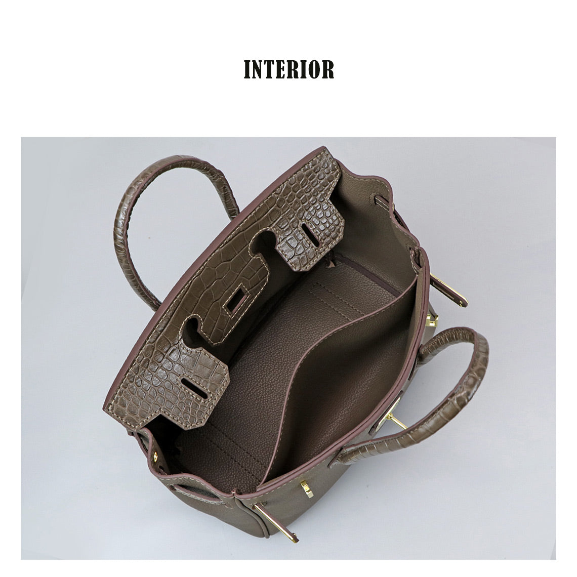 G8activist® Top Grain Leather Bi-color Platinum Bag DIY Kit - Image 5