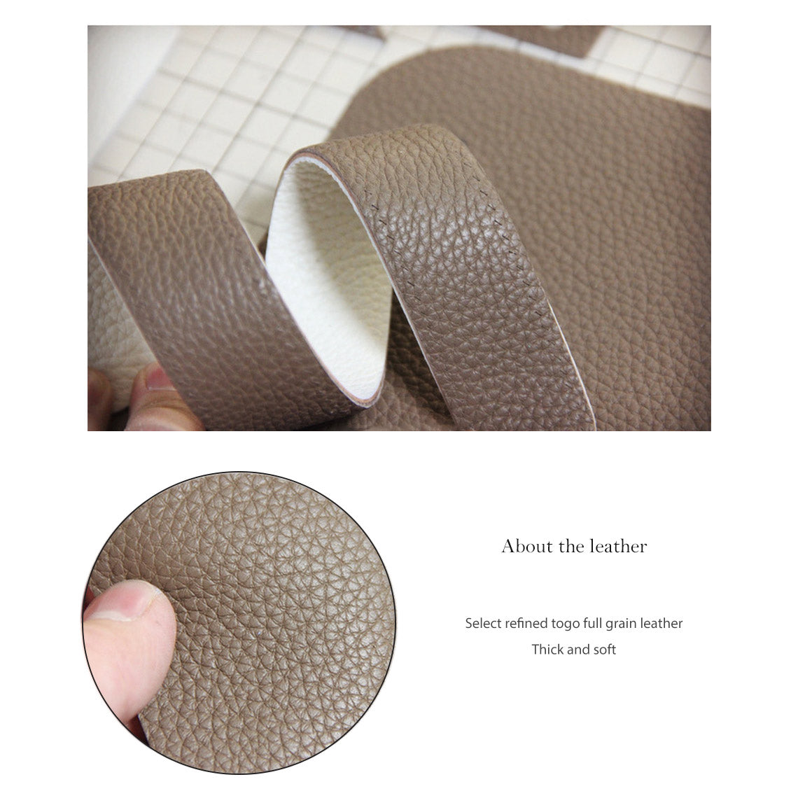 G8activist® Full Grain Leather Inspired Loop Handbag - Advanced DIY Kit - Image 5