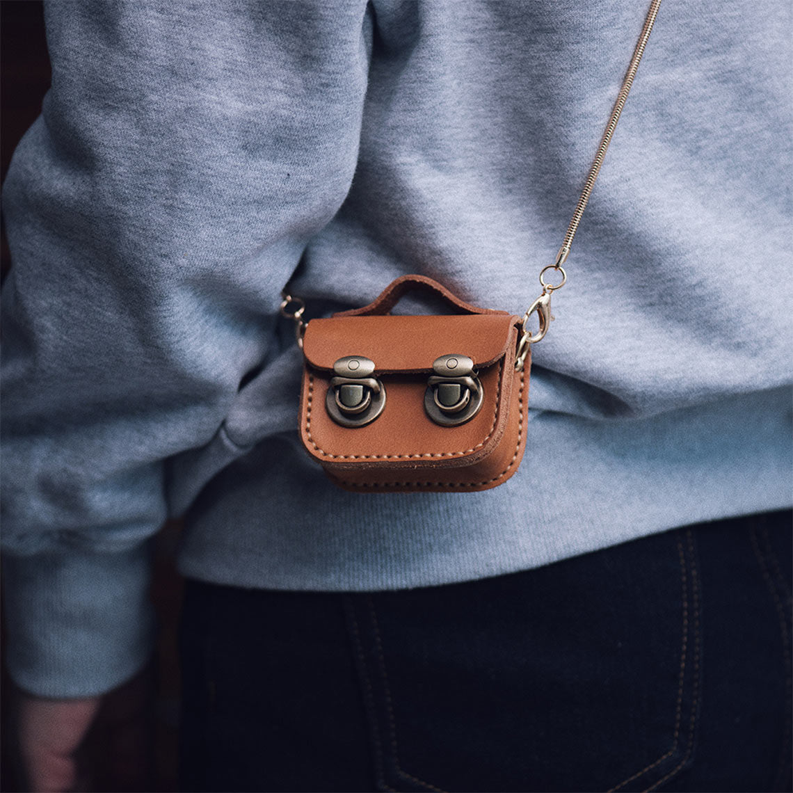 G8activist® Full Grain Leather Mini Satchel DIY Kit - Image 8