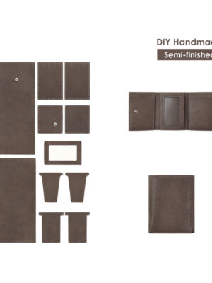 G8activist® Top Grain Leather Buckle Trifold Wallet DIY Kits