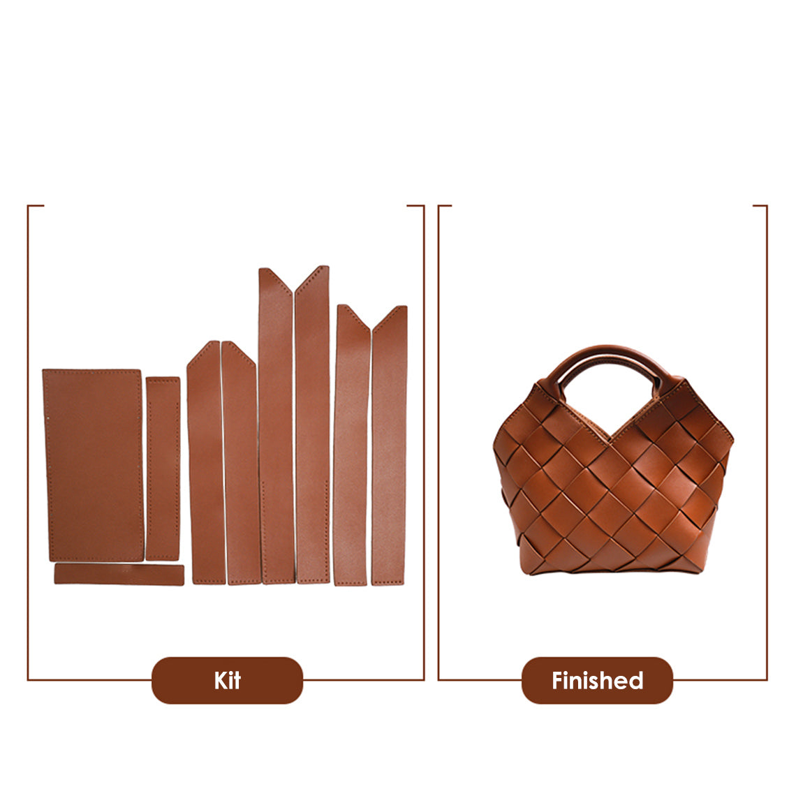 G8activist® Vegan Leather Woven Handbag DIY Kit - Image 12