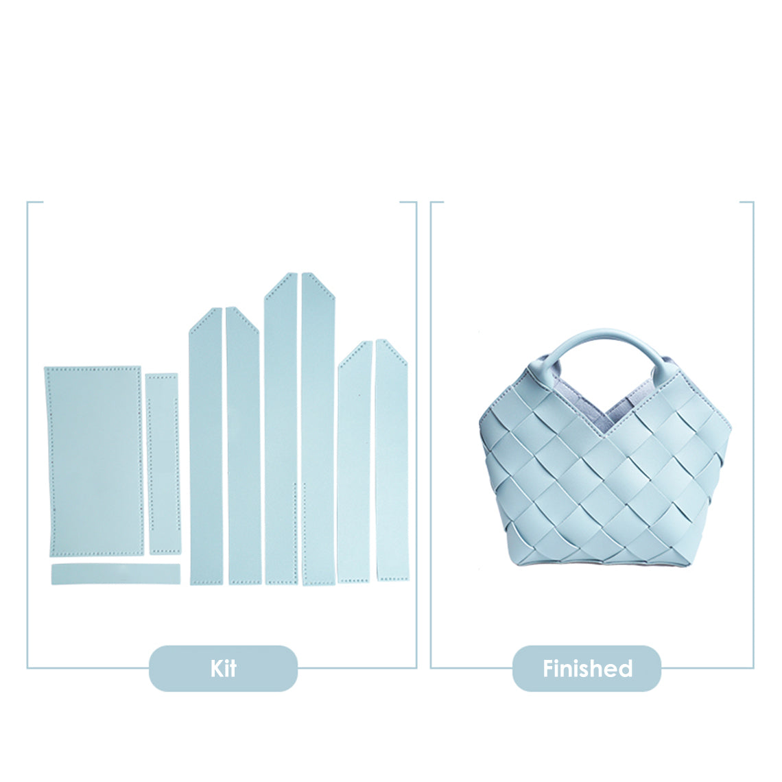 G8activist® Vegan Leather Woven Handbag DIY Kit - Image 9