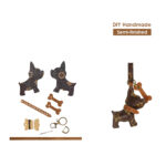 G8activist® Leather Small Dog Keychain DIY Kit