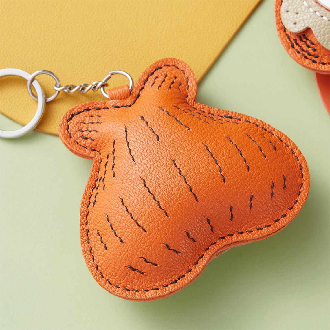 G8activist® Sheep Leather Garfield Cat Keychain DIY Kit - Image 7
