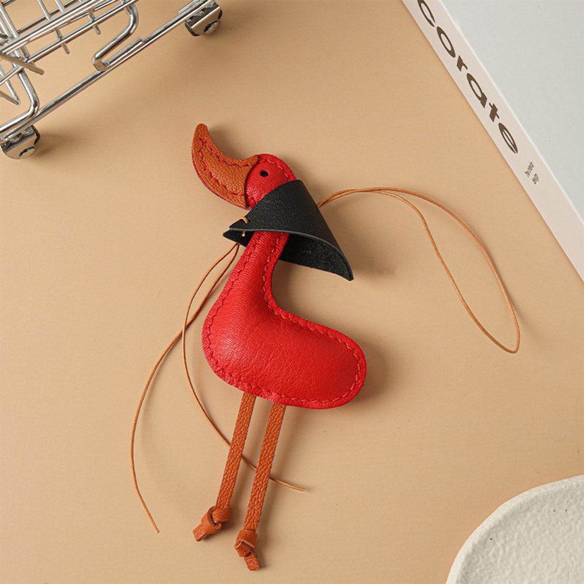 G8activist® Sheep Leather Lady Flamingo Charm DIY Kit - Image 8