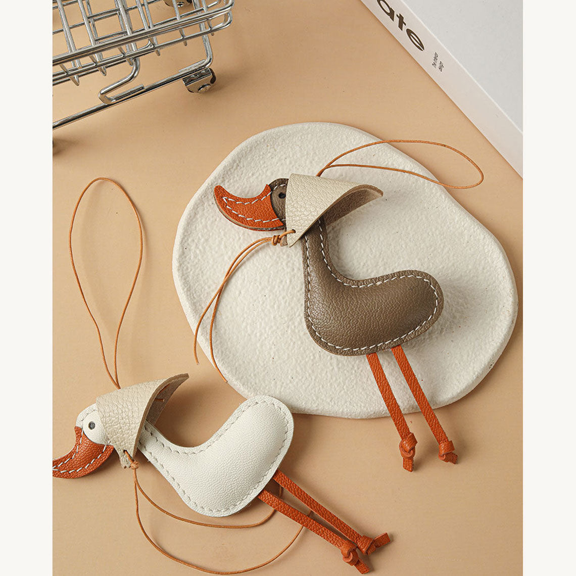 G8activist® Sheep Leather Lady Flamingo Charm DIY Kit - Image 2