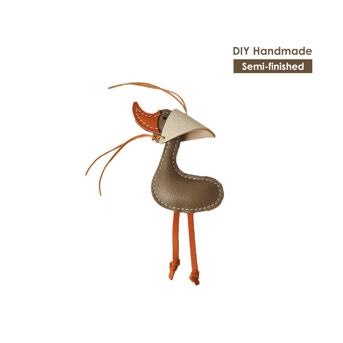 G8activist® Sheep Leather Lady Flamingo Charm DIY Kit