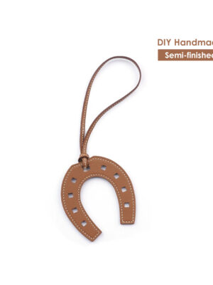 G8activist® Full Grain Leather Paddock Horseshoe Bag Charm DIY Kit