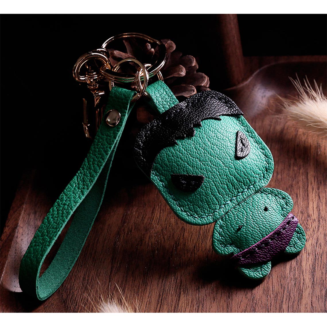 G8activist® Leather The Hulk Keychain DIY Kit - Image 5