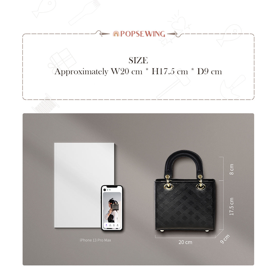 G8activist® Top Grain Leather Inspired Lady Handbag DIY Kit - Image 6