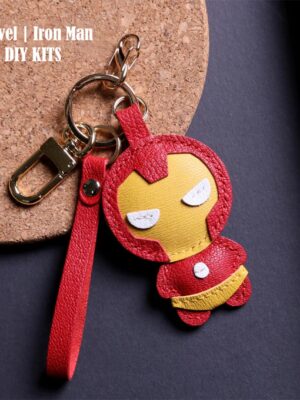 G8activist® Leather Iron Men Keychain DIY Kit