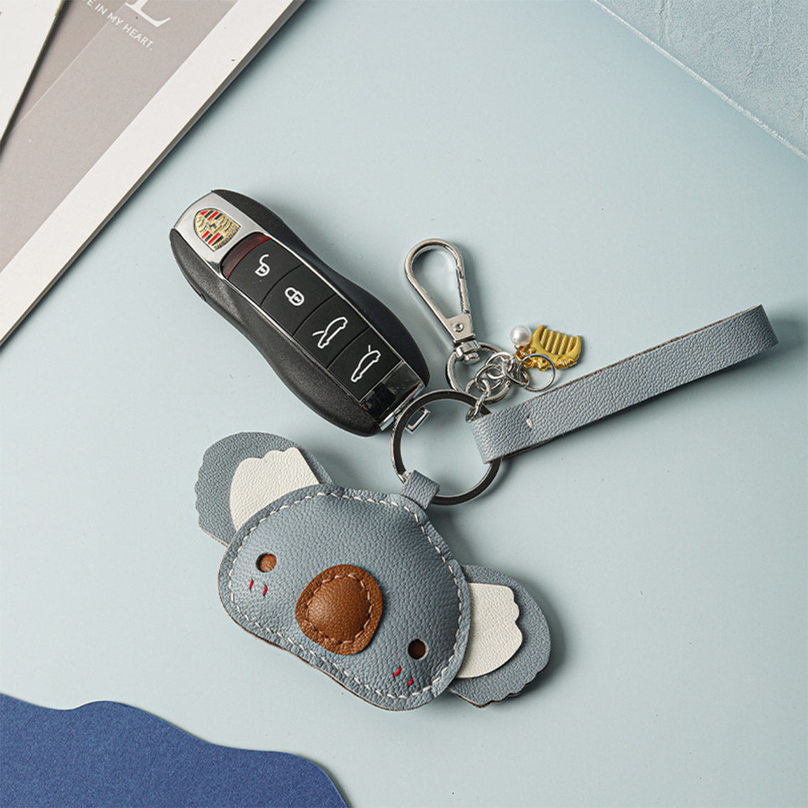 G8activist® Sheep Leather Cute Koala Keychain DIY Kit - Image 4
