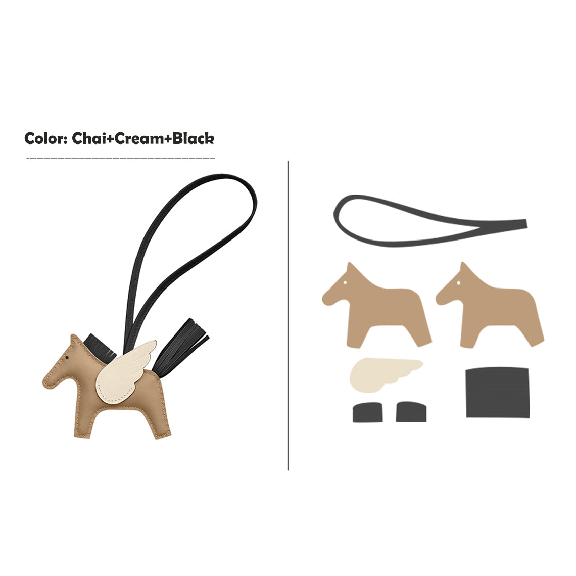 G8activist® Sheep Leather Flying Horse Charm DIY Kits - Image 12