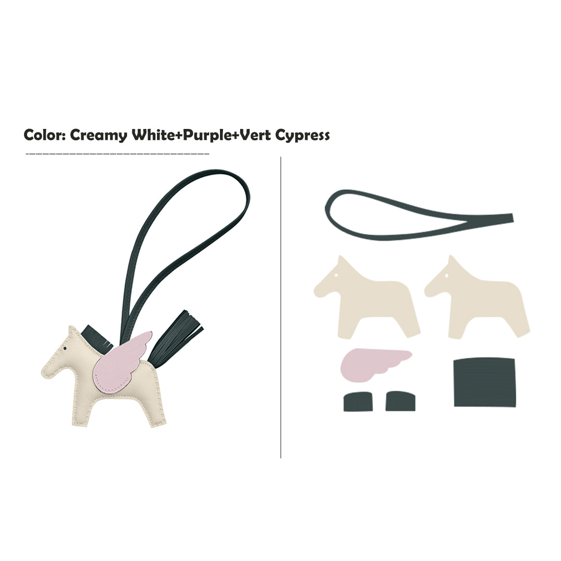 G8activist® Sheep Leather Flying Horse Charm DIY Kits - Image 14