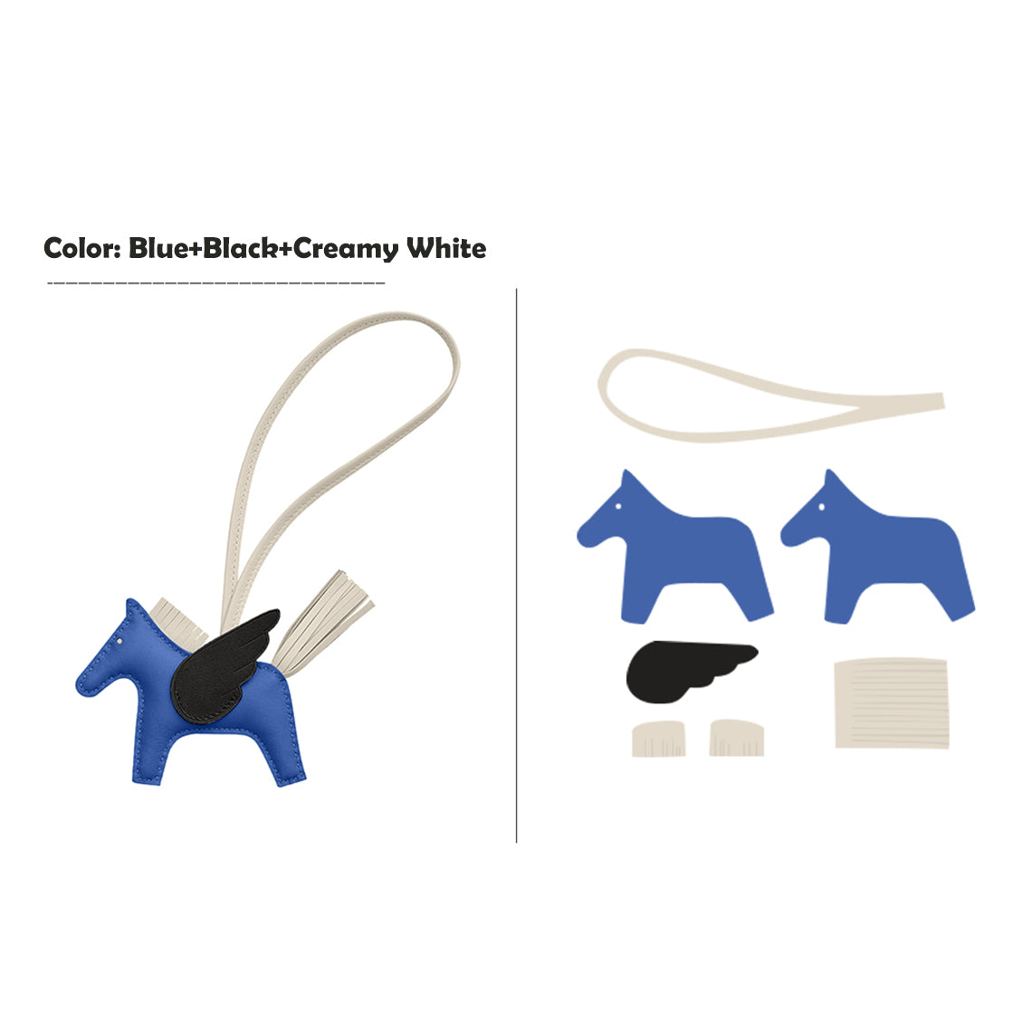 G8activist® Sheep Leather Flying Horse Charm DIY Kits - Image 19