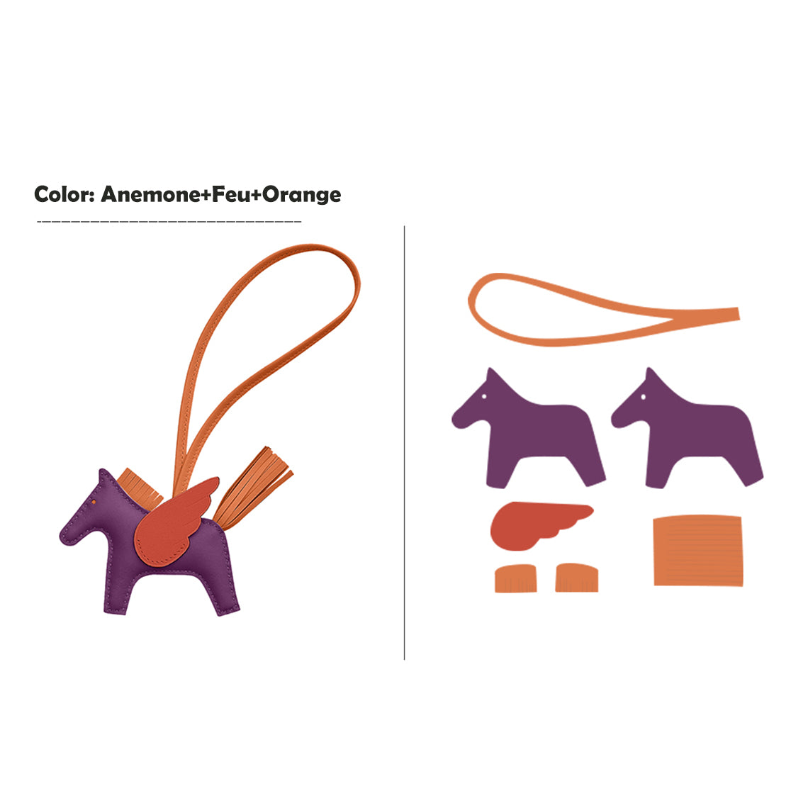 G8activist® Sheep Leather Flying Horse Charm DIY Kits - Image 21