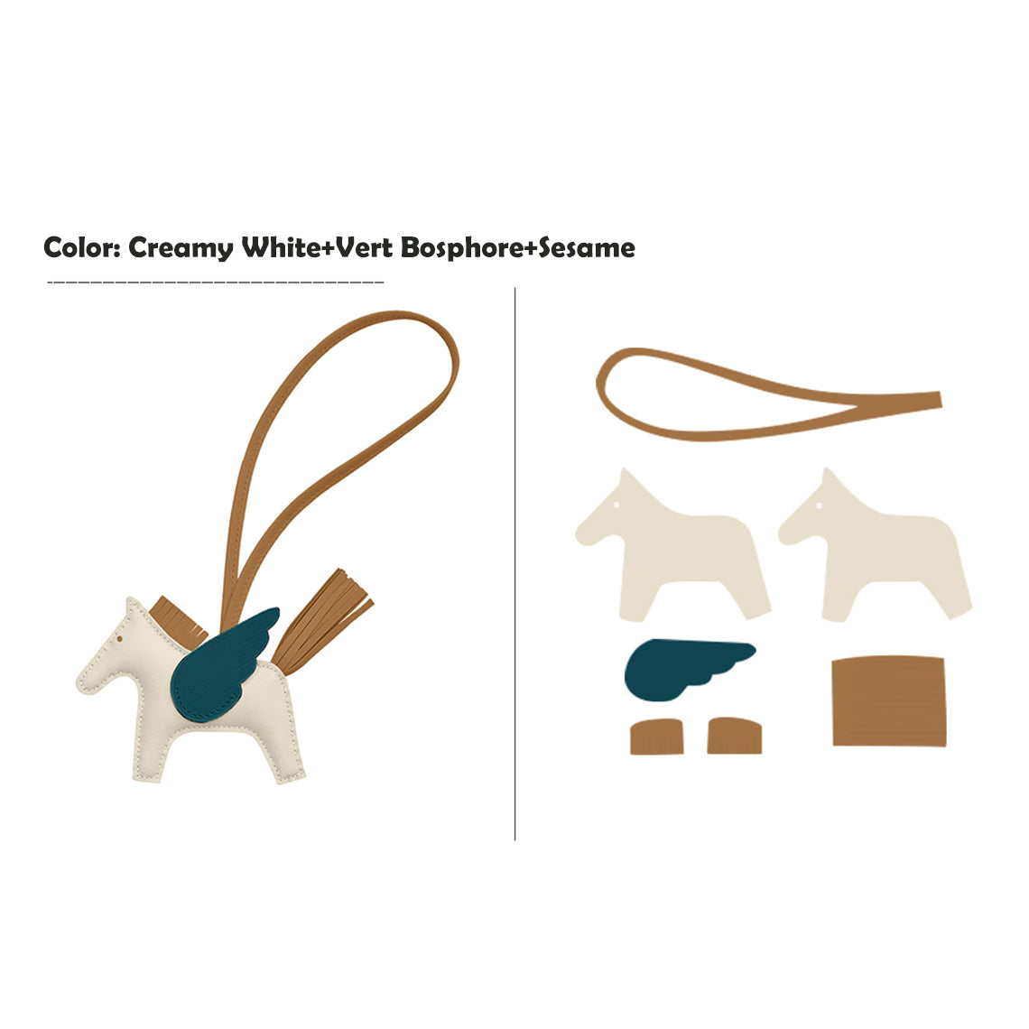 G8activist® Sheep Leather Flying Horse Charm DIY Kits - Image 22