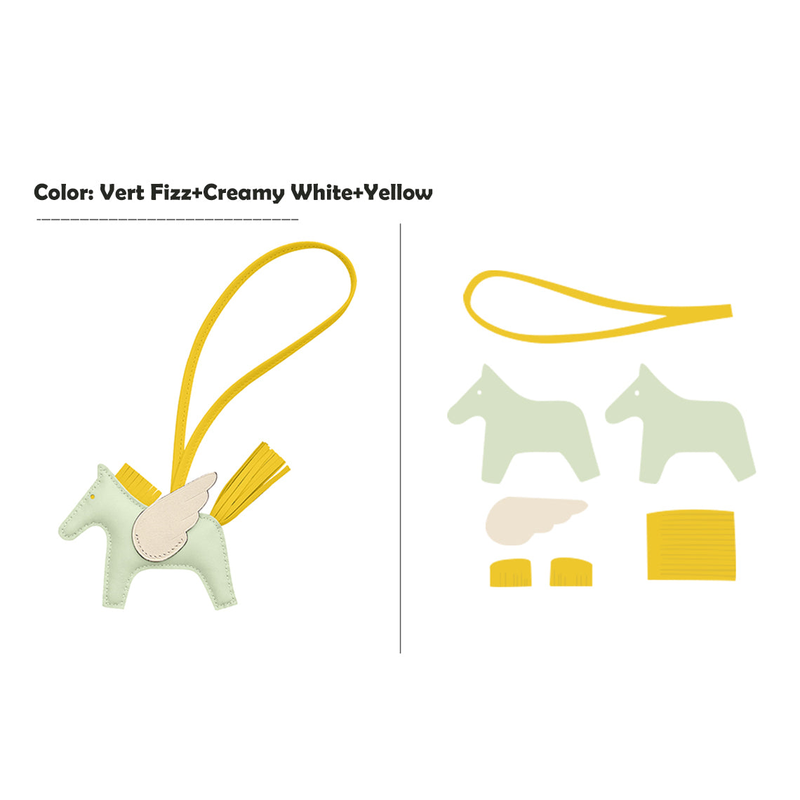 G8activist® Sheep Leather Flying Horse Charm DIY Kits - Image 25